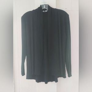 Cable & Gauge Women's Black Lightweight  open style Cardigan, size Large.